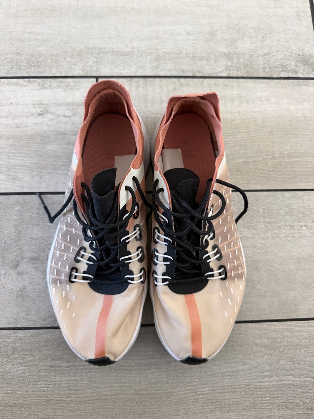 Nike Orange Athletic Shoe Interior with Label
